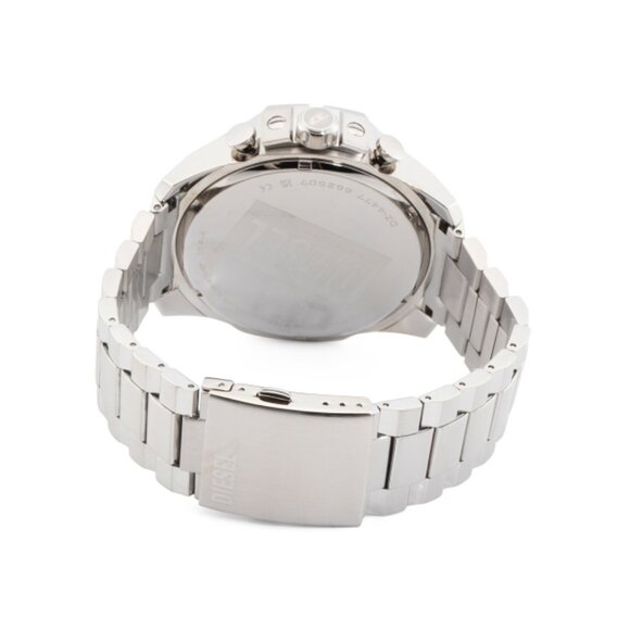 DIESEL Silver Men's Stainless Steel Mega Chief Chronograph Watch - Picture 2 of 2